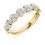 Thumbnail: Multi Diamond half Eternity ring