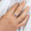 Thumbnail: Amethyst and Iolite Silver Ring