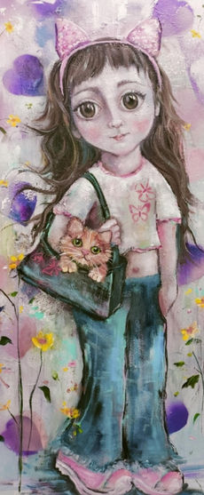 CUADRO CAMINANDO JUNTOS DE MYRIAM ARNOLD