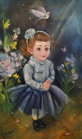 CUADRO UN RAYITO DE LUNA DE MYRIAM ARNOLD