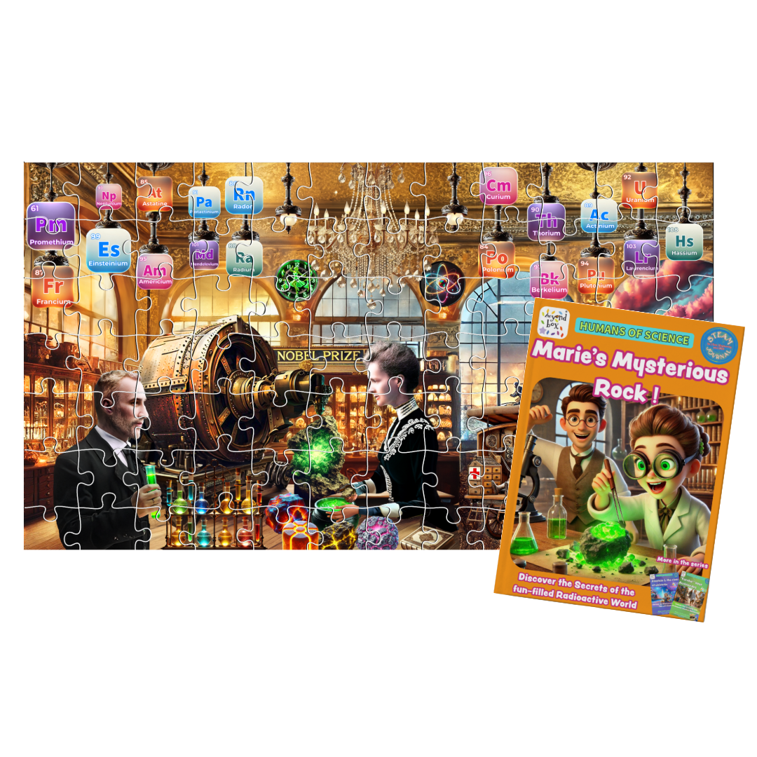 Marie Curie Combo (STEM booklet + Jigsaw Puzzle)