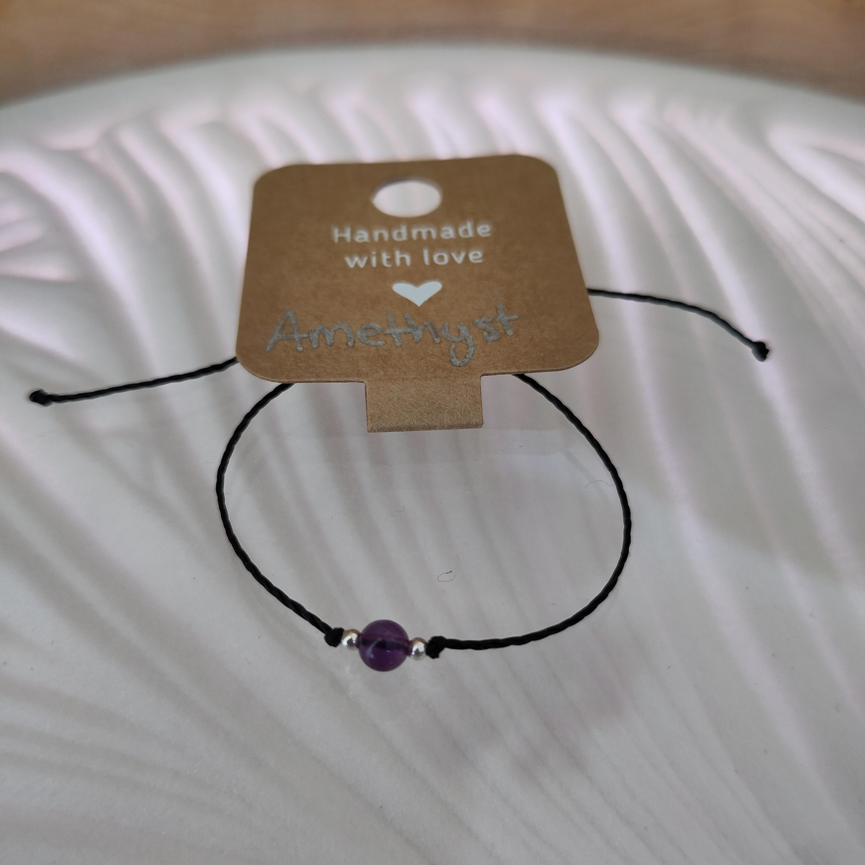 Amethyst (silber) Armband