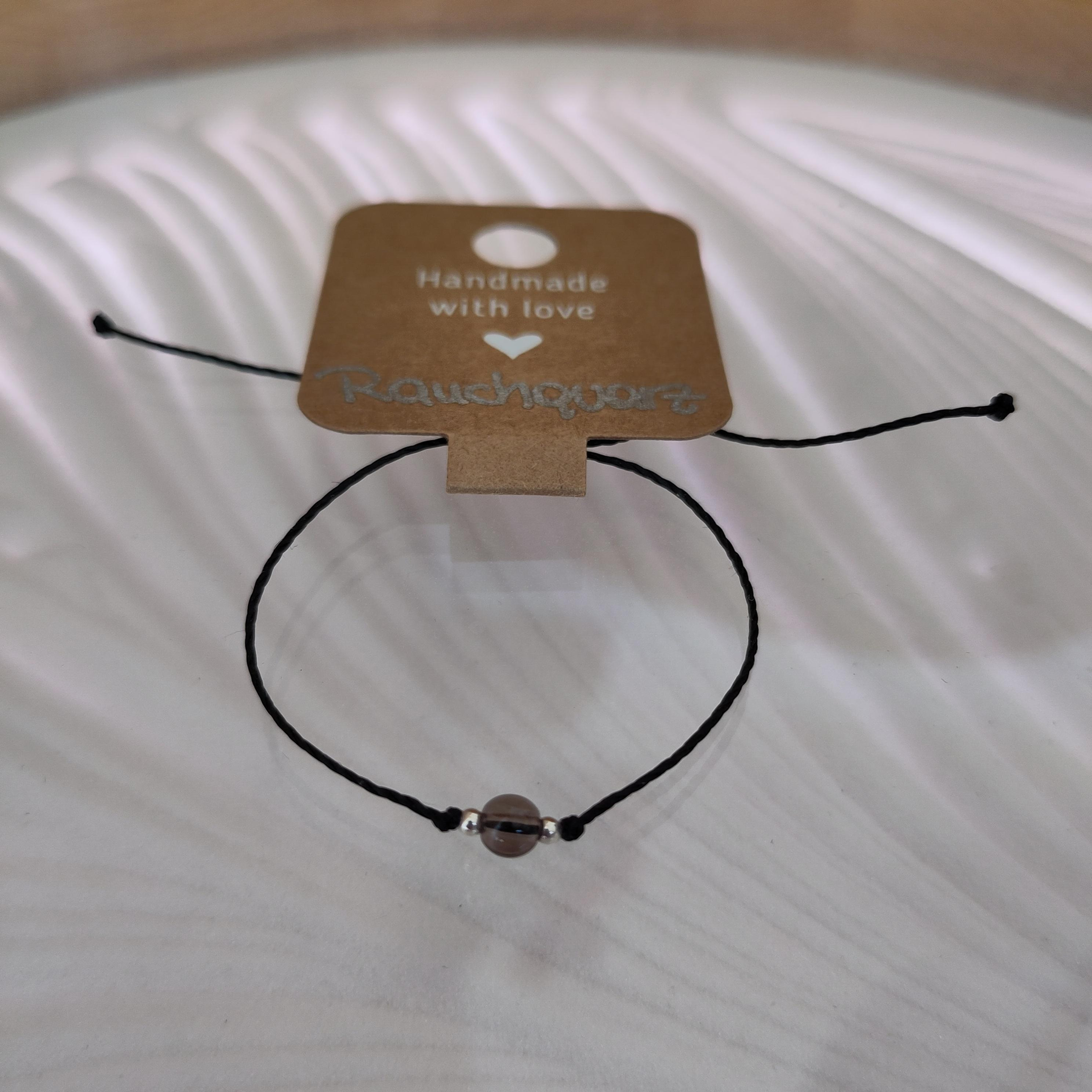 Rauchquarz (silber) Armband