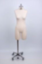 Miniatura: Manequim linha Maximus by Draft Manequins com pé de alumino com rodízios