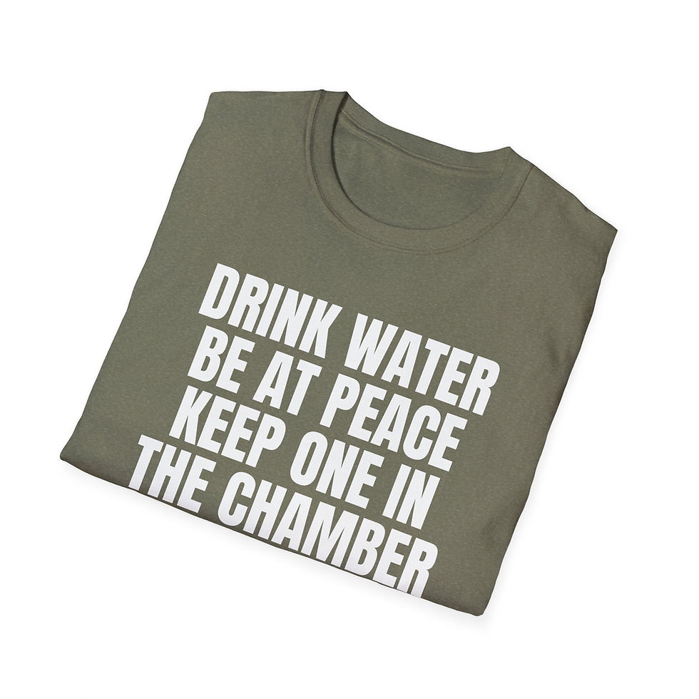 Thumbnail: Drink Water Be at Peace Tee