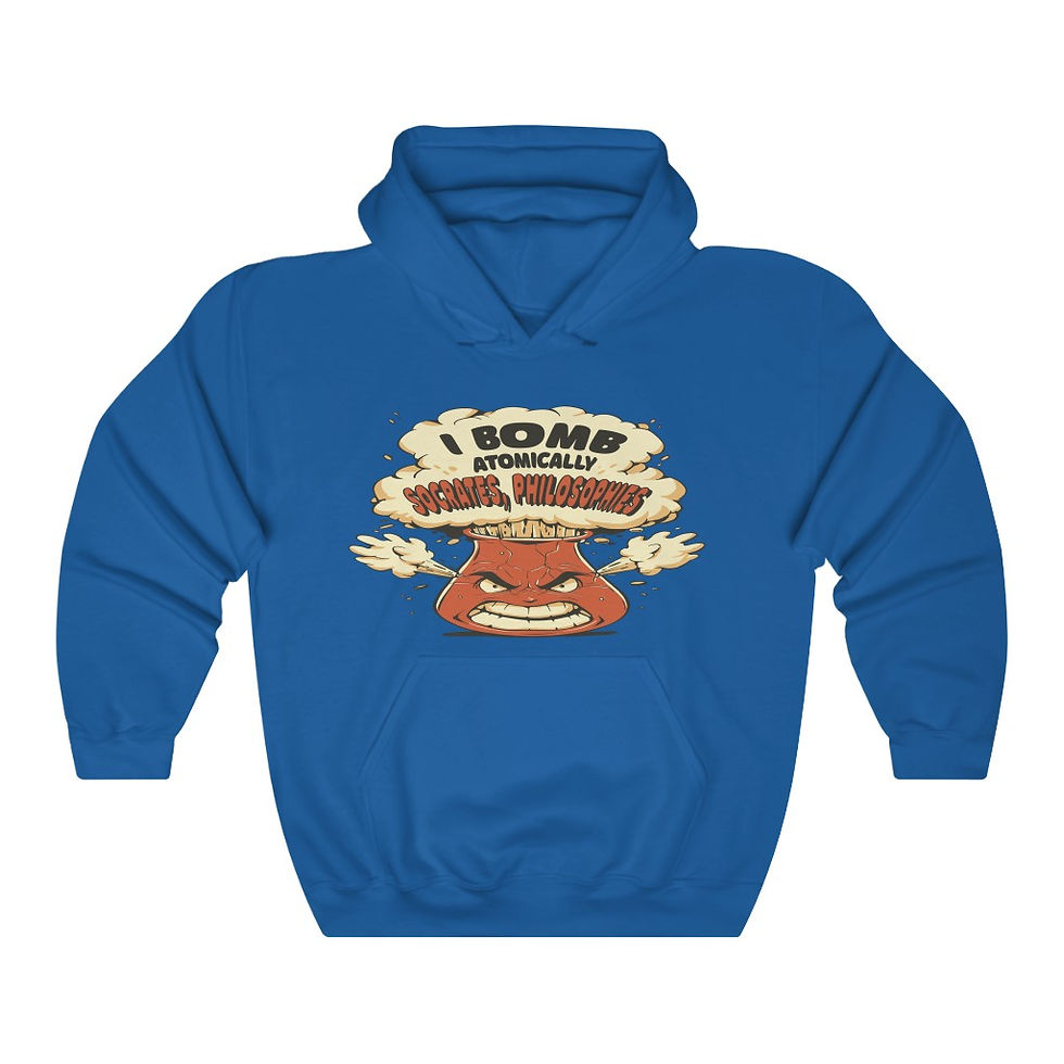 Thumbnail: I Bomb Atomically Unisex Heavy Blend™ Hooded Sweatshirt