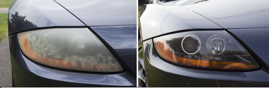 BMW Headlight Restored