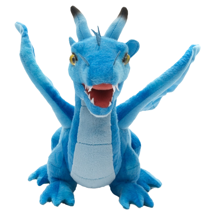 Miniature : Peluche Dragon bleu 40 cm