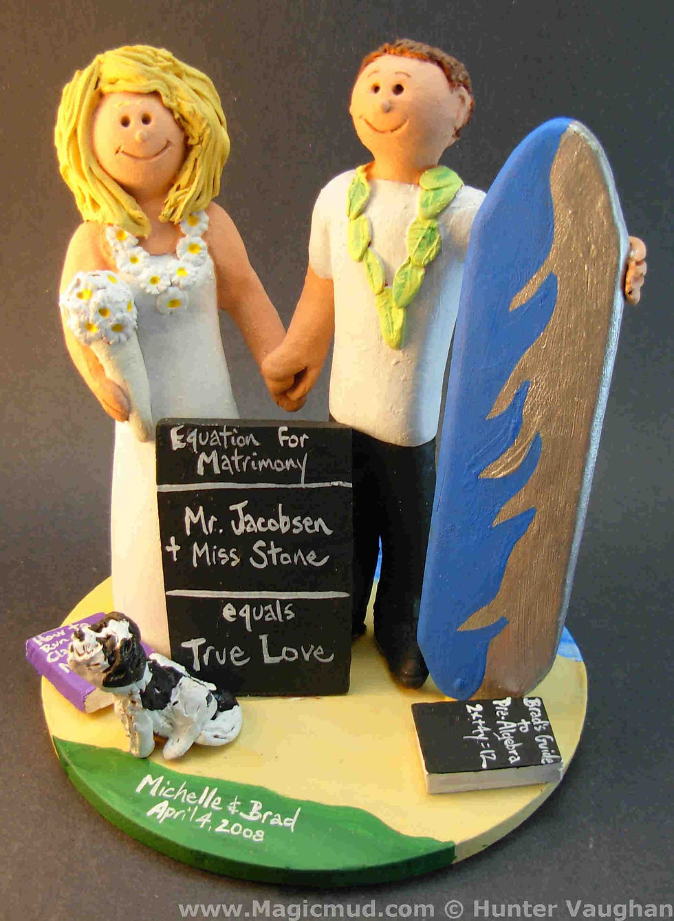 Thumbnail: Teacher's Wedding Cake Topper,
