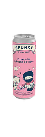 framboise et pêche bio