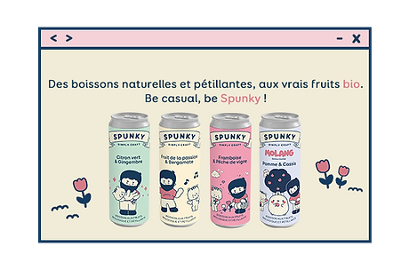 Gamme complète des boissons sans alcool Spunky