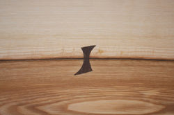 Letto matrimoniale in frassino Olivato  (1)