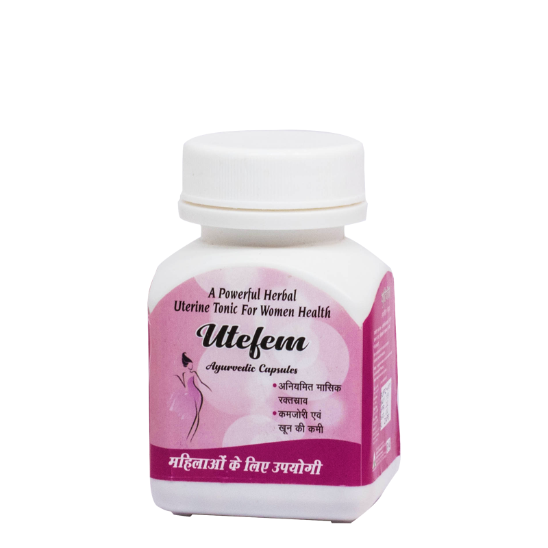Utefem Capsule - Ayurvedic & Herbal Uterine Capsules for Women Health