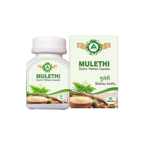 Mulethi Capsules Ayurvedic & Herbal Medicine for Gastric Wellness