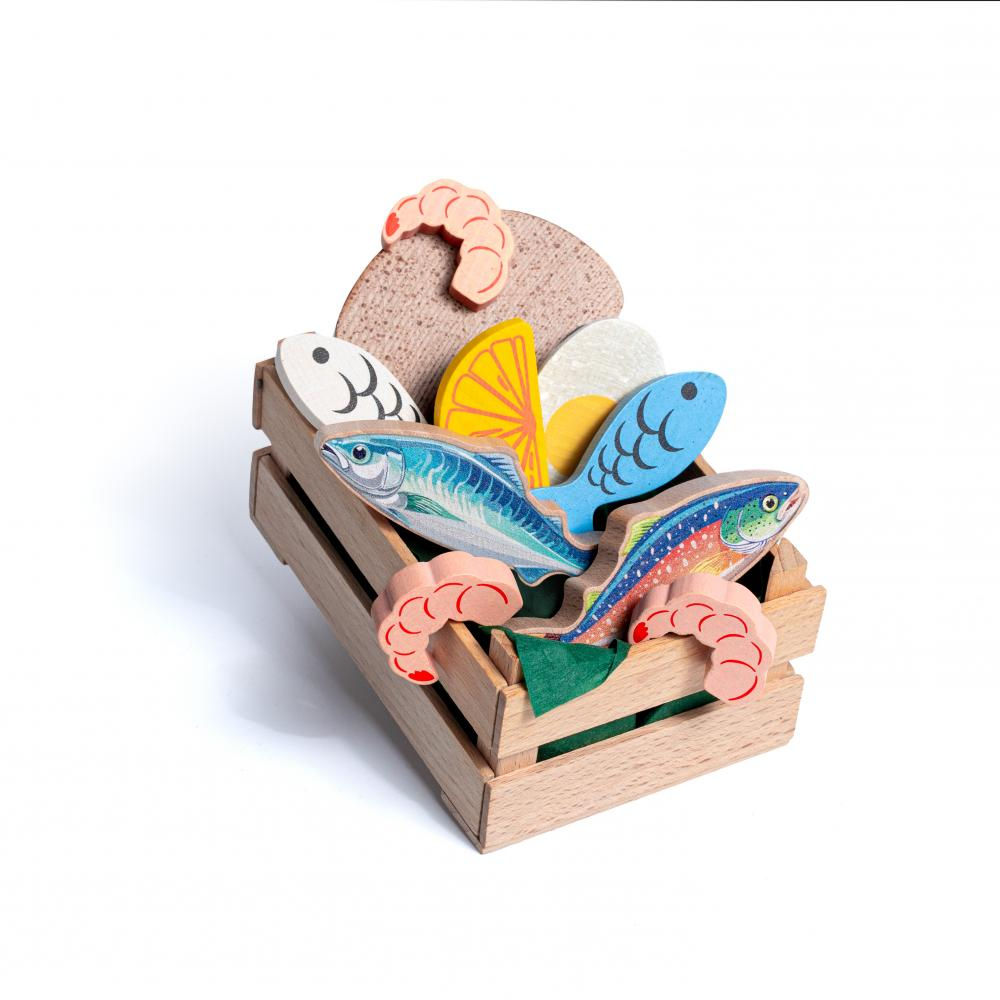 おさかなのつめあわせ/Assorted Fish, small