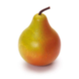 洋ナシ/ Pear, green-red