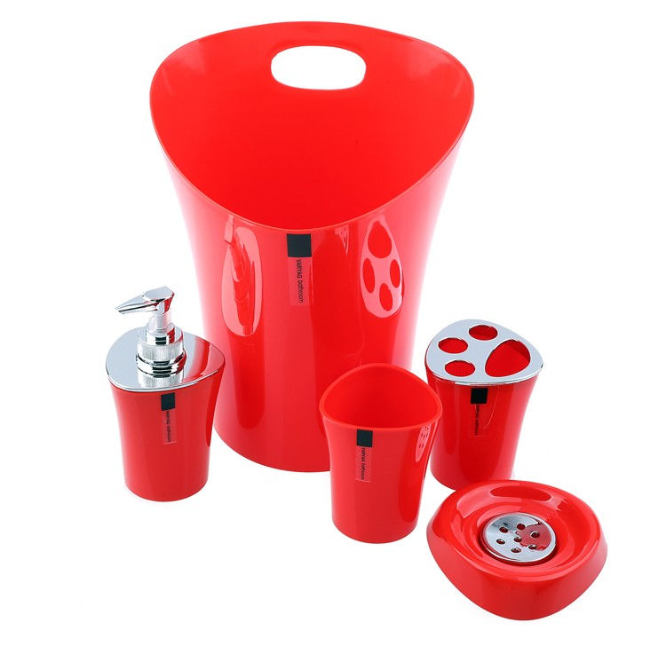 Thumbnail: 5 Piece Plastic Bathroom