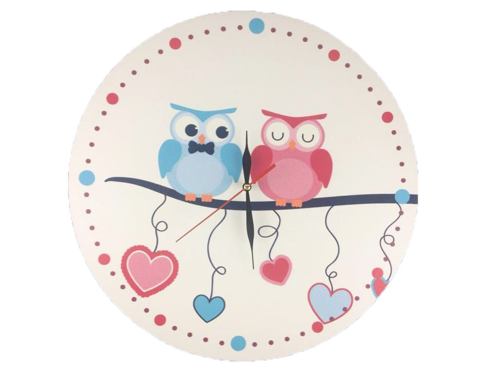 Lovely Owl Wall Clock for Kids