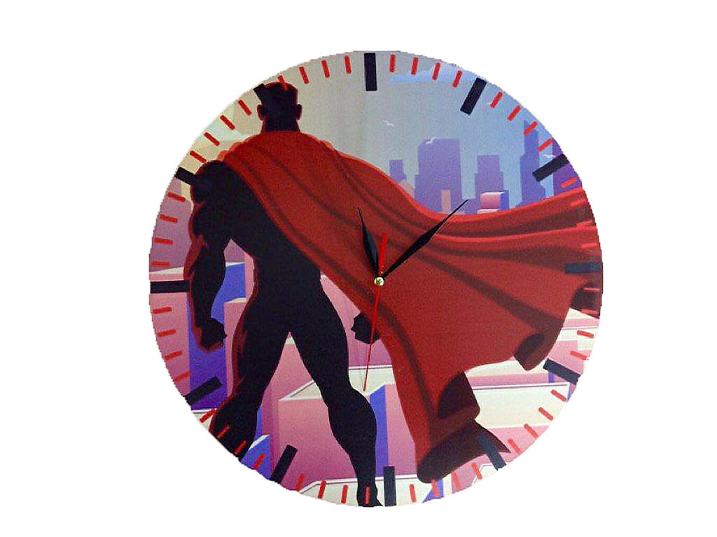Superman Wall Clock for Kids