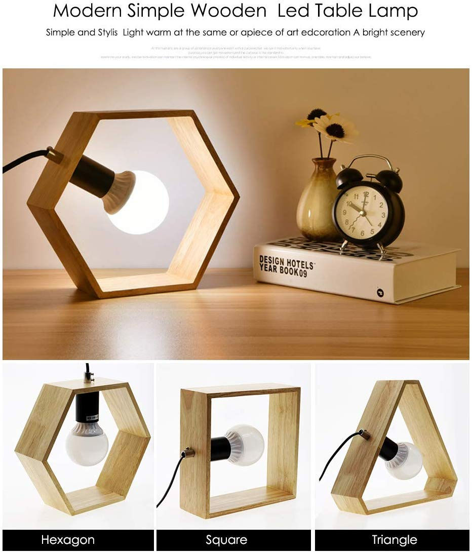 Thumbnail: Creative simple table lamp Triangle