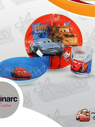 Luminarc Kids Serveware Set - 3 Pieces - Car