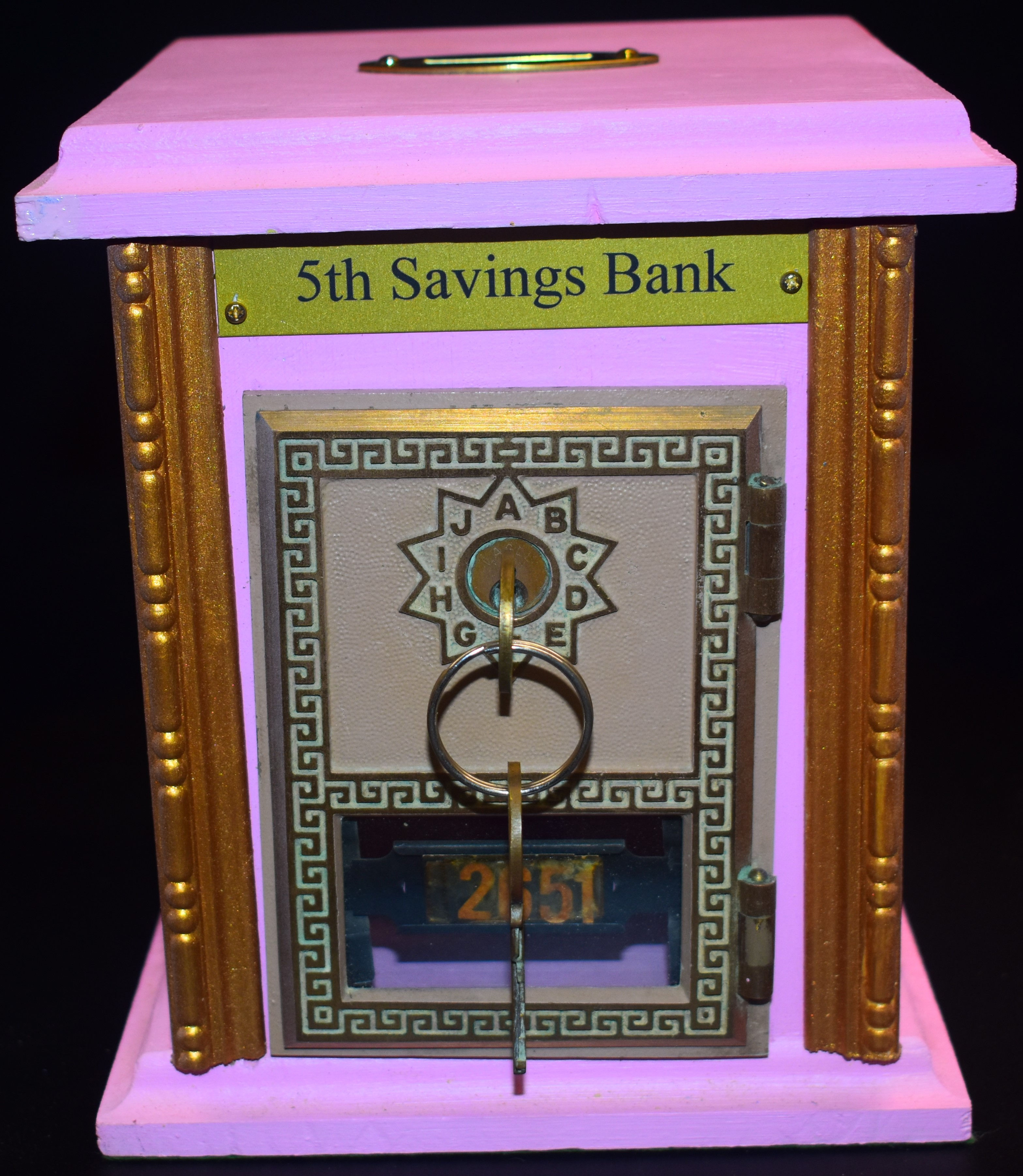 Coin Bank-Lockbox #10 5th Savings Bank