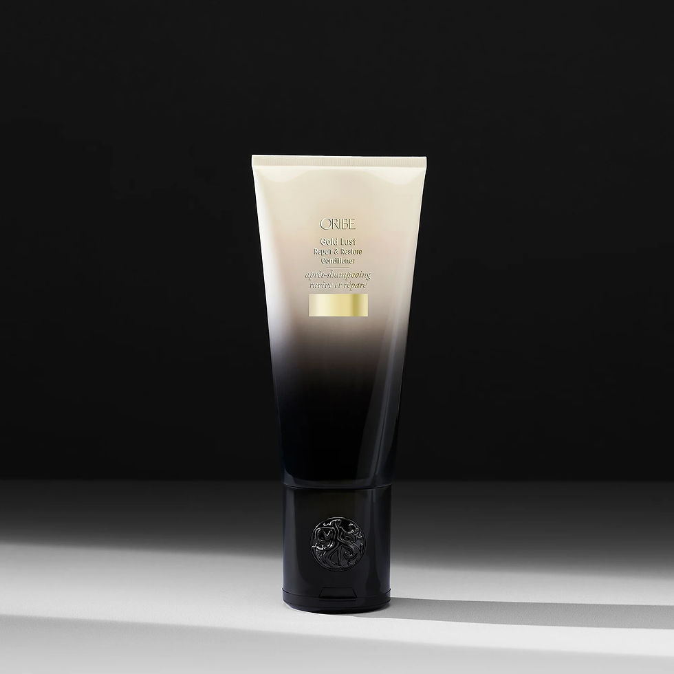 00 ml tube of Oribe Gold Lust Repair & Restore Conditioner, a deeply nourishing conditioner in a luxe ombré tube