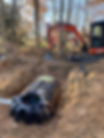 installation of a new septic tank