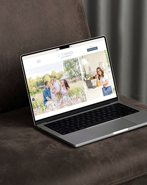 wedding photographer website design homepage