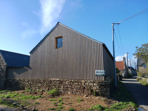 Rénovation d'un hangar avec pose de bardage Morbihan
