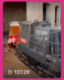 A GIF of a video Claire Sharp created for organic TikTok.