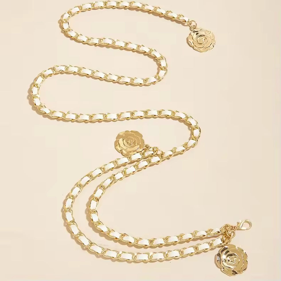 Thumbnail: Gold Rose  Waist Chain
