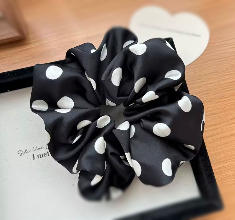 Thumbnail: Polka Dot Scrunchies
