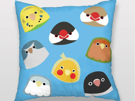 小鳥LET'S PARTY抱枕