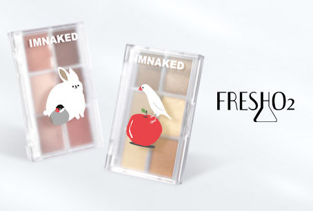 【鳥飯糰】秋日色彩 PENKER x FreshO2 六色眼影盤