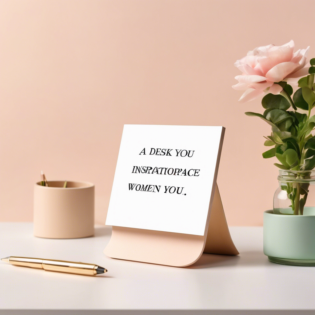 Inspirational Desk Sign