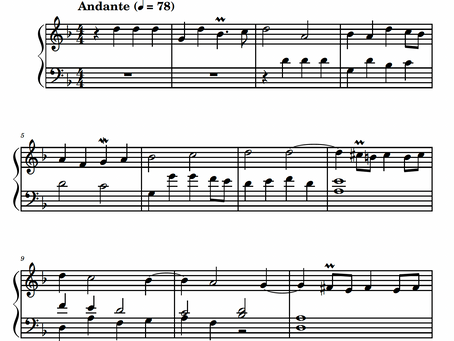 Votre première pièce (très facile) à jouer à l'orgue !