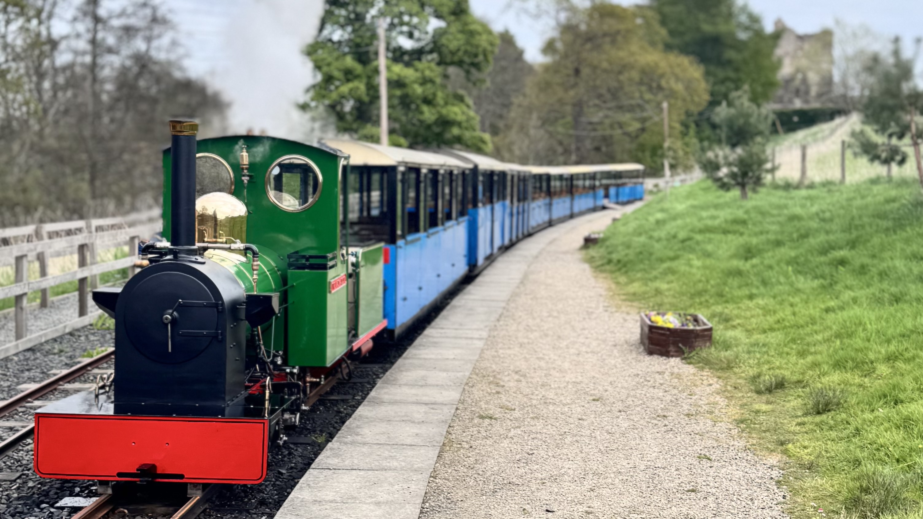 The Lady Augusta at Etal station