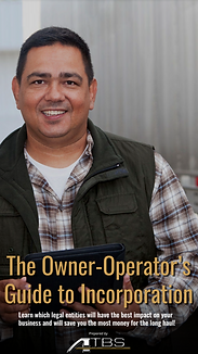 The Owner-Operator's Guide to Incorporation