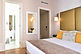With a themed decor based on Portuguese tiles, the charming My Story Hotel Ouro occupies an 18th century building in the heart of the historic Baixa district of Lisbon. Its outdoor esplanade is on one of Lisbon's traditional pedestrian streets, and is conveniently located to access the gay life of Bairro Alto nearby.
Featuring a golden headboard, all air-conditioned rooms have a private bathroom, a Smart TV, safe and free WiFi. They also have a minibar. Communicating rooms are available upon availability. Each room has an elegant decor and some feature views over the surrounding streets.
Featuring tasty dishes and a comprehensive cocktail list, the bar and restaurant at My Story Hotel Ouro is a great spot to enjoy traditional Portuguese cuisine or savour a drink. The central location of the hotel allows guests to easily explore the capital city. The reception is open 24-hours a day.
Tejo River is around 400 m and offers the ideal setting to enjoy a drink while watching the sunset, in of Commerce Square's summer terraces. Santa Justa Lift is less than 5-minutes walking from the hotel.
Baixa/Chiado Metro Station is a few steps from My Story Hotel Ouro, providing access to most of the greater Lisbon area. The historic facade of the Rossio Train Station is within 5 minutes' walking. Lisbon International Airport is 7.6 km away and is accessible via metro.