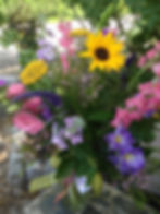 Sunflower & Pink Snap dragons