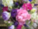 Pink Peony & Purple Lisianthus