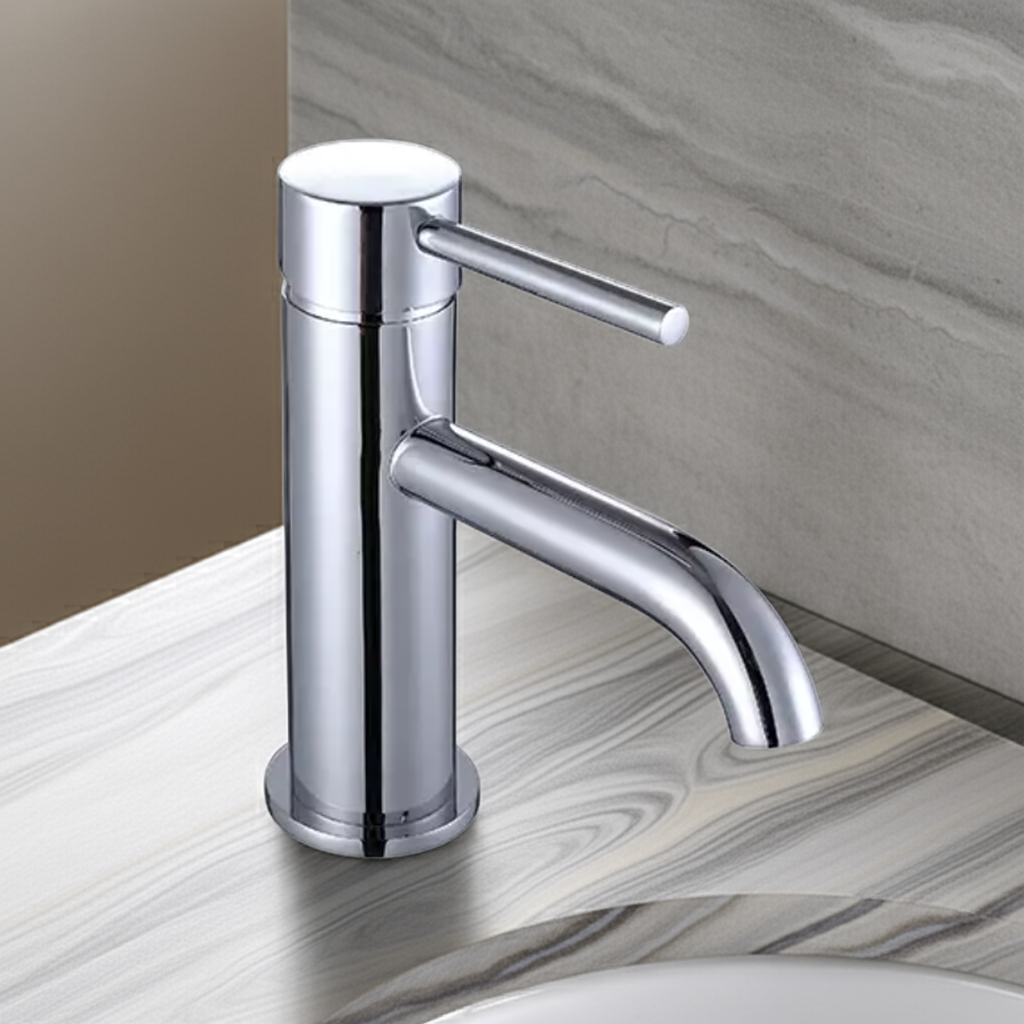LAGUNA Chrome Mono Basin Mixer - 10 Year Warranty UK