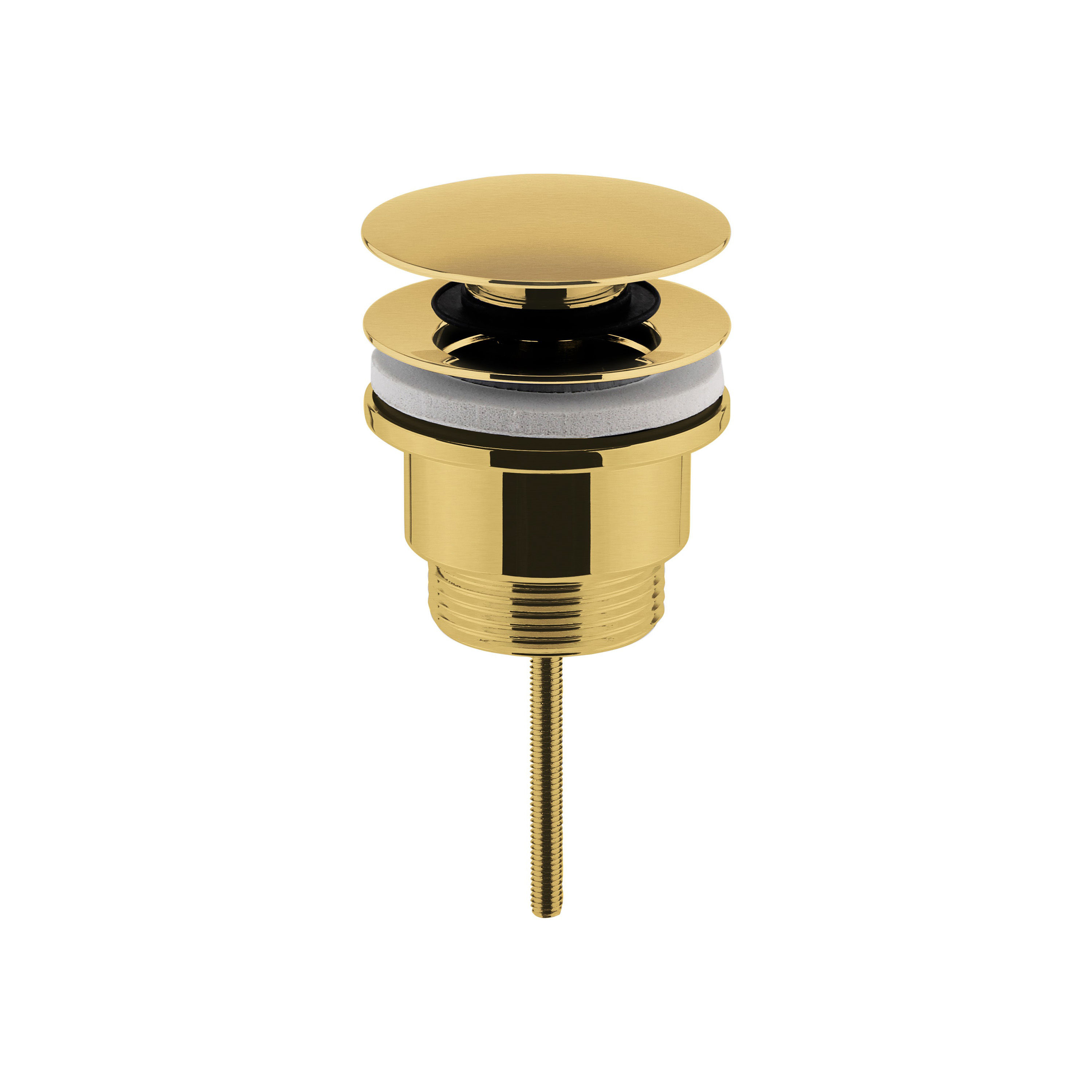 Universal Push Button Basin Waste Slotted & Un-Slotted