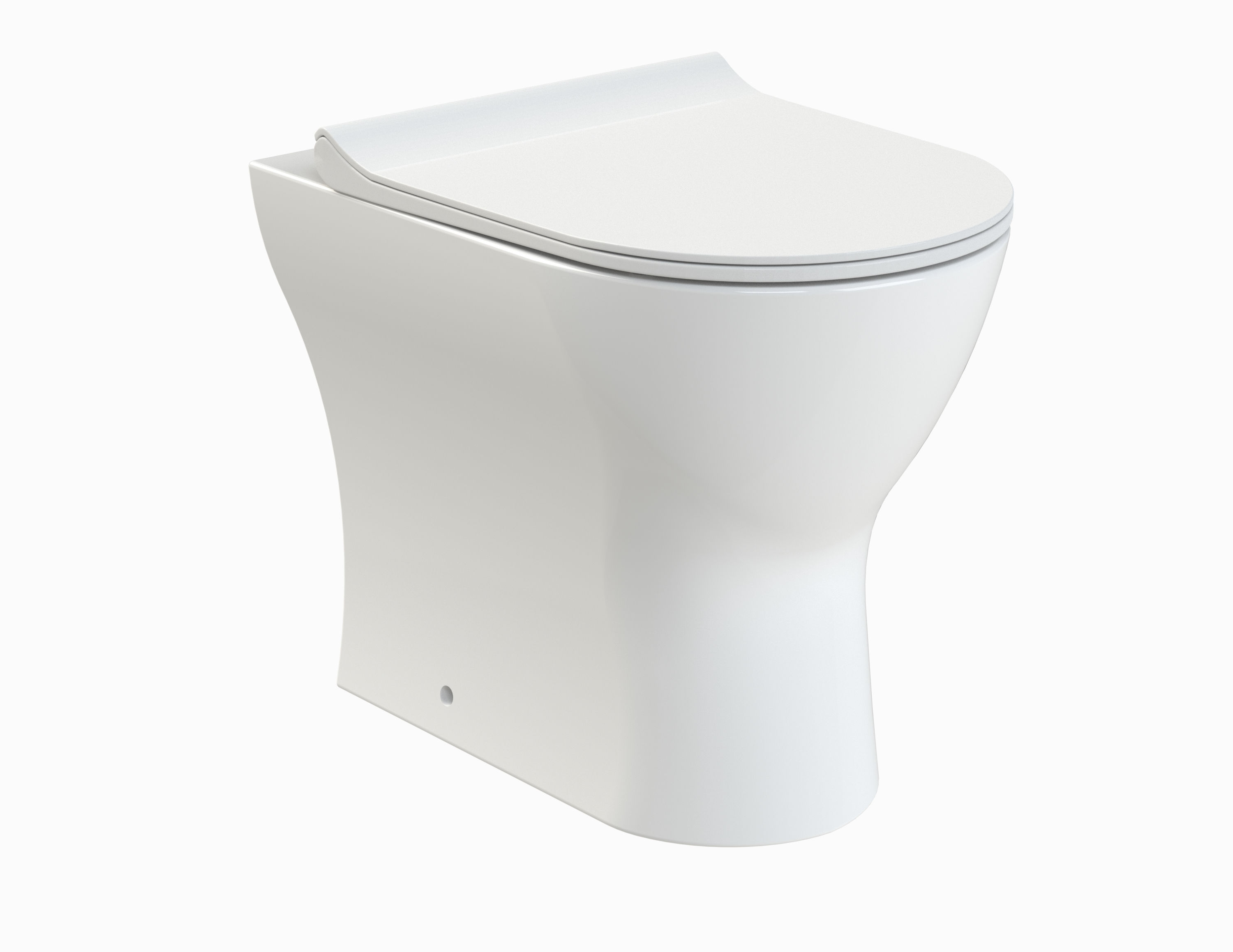 Amare Back To Wall Toilet Pan & Soft Close Seat