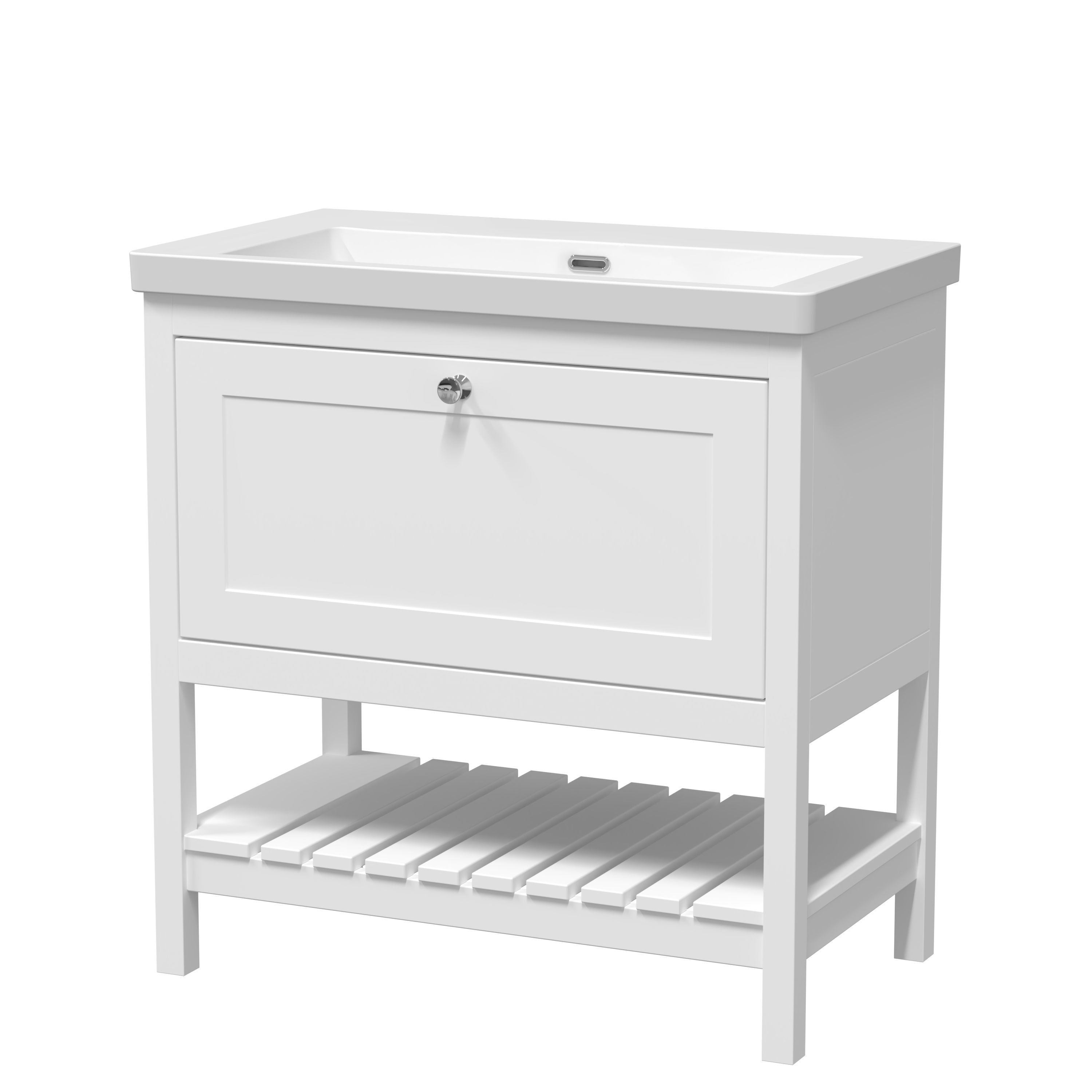 800mm Floor Standing Drawer Contemporary Basin 0TH