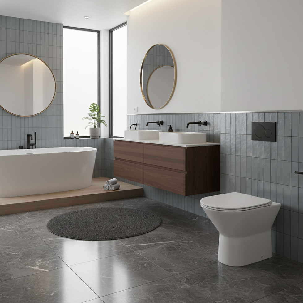 Thumbnail: NESE Rimless Back to Wall Toilet Pan & Soft Close Seat
