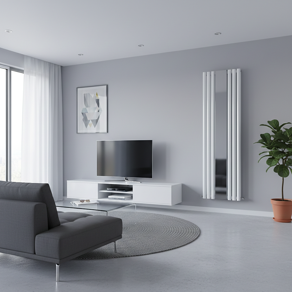 Thumbnail: BAIRO Radiator With Mirror 1800 x 500 Double Panel