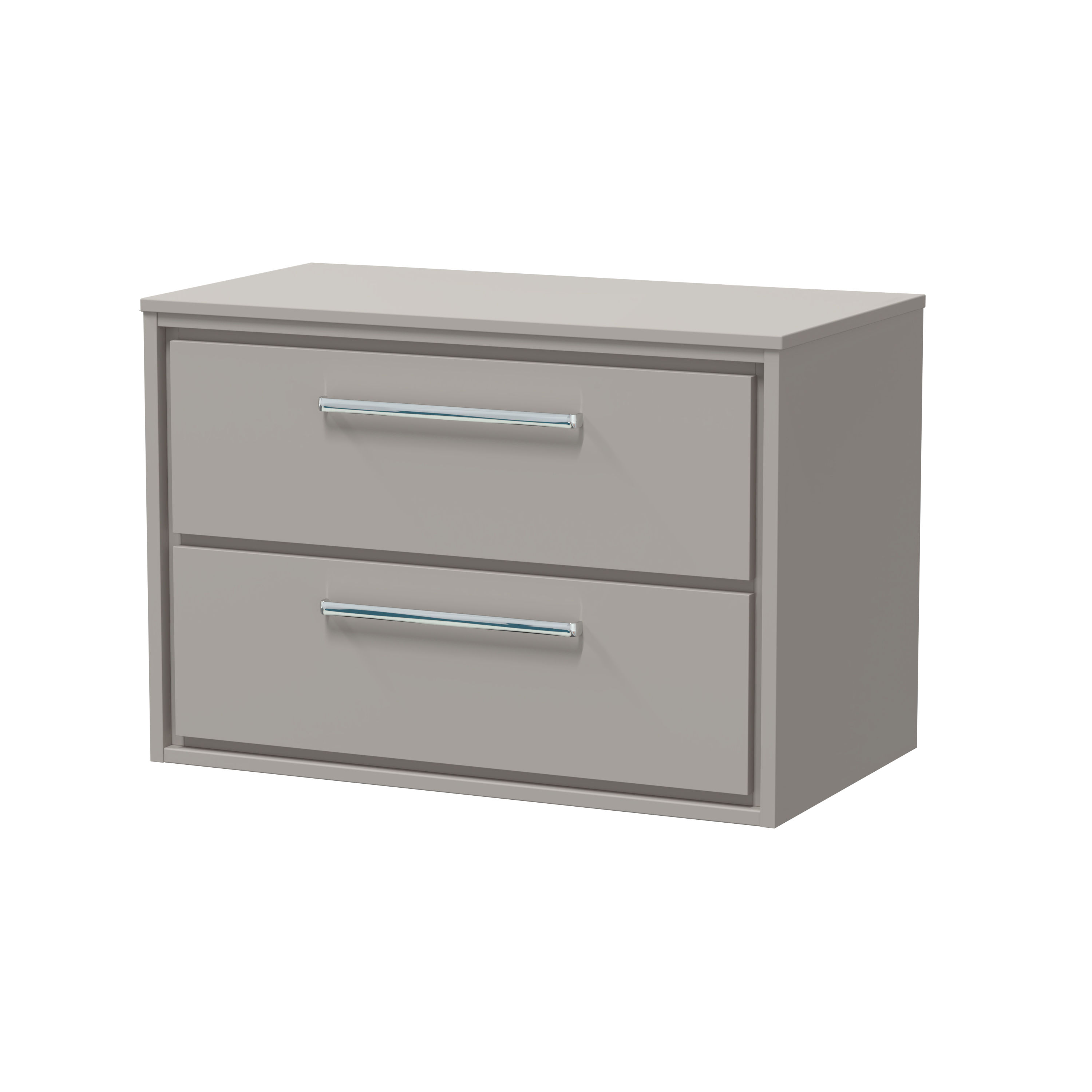 800mm Wall Hung 2-Drawer Vanity with Worktop