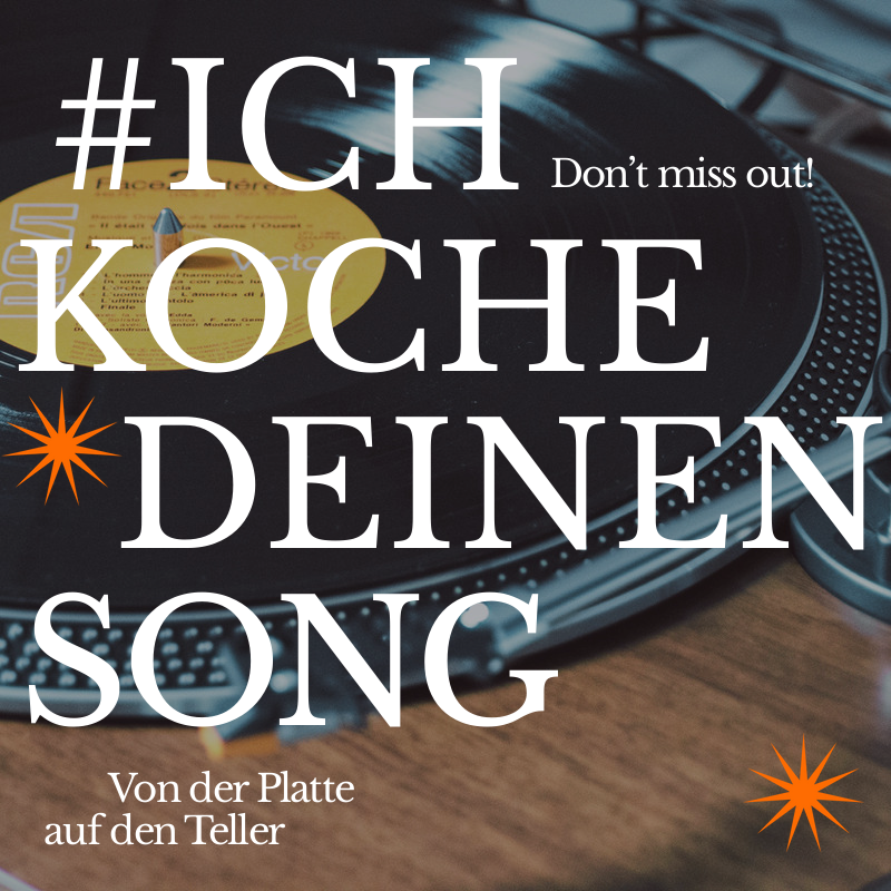 #ichkochedeinensong Ich koche deinen Song Instagram Kochfestival Food Style Affairs
